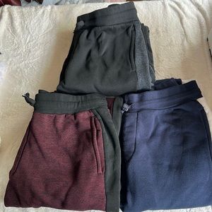 Real essentials men’s sweatpants 3-pk size xl